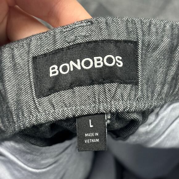 Bonobos Shorts Gray Mens L Flat Front Stretch Performance 7"‎ Inseam Chino Golf - Picture 3 of 11